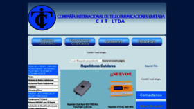 What Citltda.cl website looked like in 2019 (4 years ago)