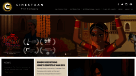 What Cinestaanfilmcompany.com website looked like in 2019 (4 years ago)