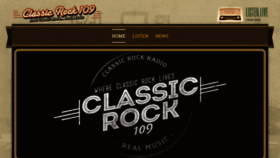 What Classicrock109.com website looked like in 2019 (4 years ago)