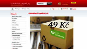 What Cukrarske-pomucky.cz website looked like in 2019 (4 years ago)