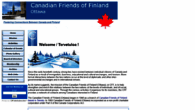 What Canadianfriendsoffinland.ca website looked like in 2019 (4 years ago)