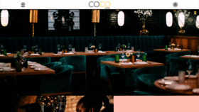 What Cocorestaurantnyc.com website looked like in 2019 (5 years ago)