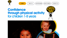 What Childsplay.net.au website looked like in 2019 (4 years ago)