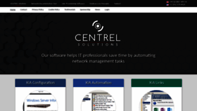 What Centrel-solutions.com website looked like in 2019 (4 years ago)