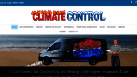 What Climatecontrolfl.com website looked like in 2019 (4 years ago)
