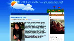 What Cocoandgigi.com website looked like in 2019 (4 years ago)