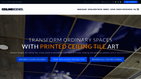 What Ceilingscenes.com website looked like in 2019 (4 years ago)