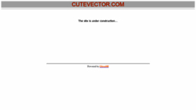 What Cutevector.com website looked like in 2019 (4 years ago)