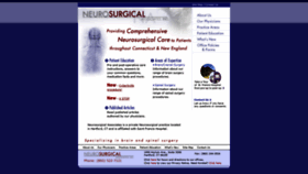 What Ctneurosurgery.com website looked like in 2019 (4 years ago)