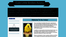 What Cutelittlebirdiesaviary.com website looked like in 2019 (4 years ago)