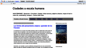 What Ciudadesaescalahumana.org website looked like in 2019 (4 years ago)