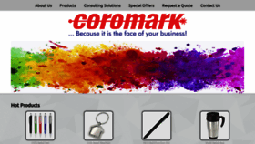 What Coromark.com website looked like in 2019 (4 years ago)