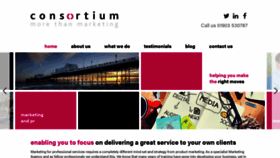 What Consortiumbiz.co.uk website looked like in 2019 (4 years ago)