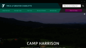 What Campharrison.org website looked like in 2019 (4 years ago)