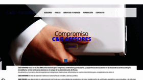 What Cgasesores.es website looked like in 2019 (6 years ago)