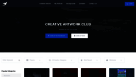What Creativeartworkclub.com website looked like in 2019 (4 years ago)