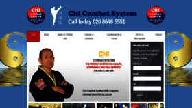 What Chicombatsystem.com website looked like in 2019 (4 years ago)