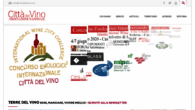 What Cittadelvino.it website looked like in 2019 (4 years ago)