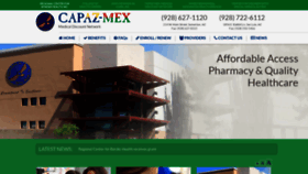 What Capazmex.com website looked like in 2019 (4 years ago)