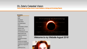 What Celestialvision.org website looked like in 2019 (4 years ago)