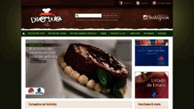 What Cocinadivertida.com website looked like in 2019 (4 years ago)
