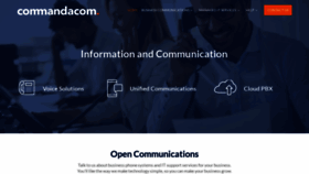 What Commandacom.com.au website looked like in 2019 (4 years ago)