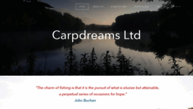 What Carpdreams.com website looked like in 2019 (4 years ago)