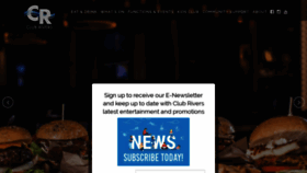 What Clubrivers.com.au website looked like in 2019 (4 years ago)