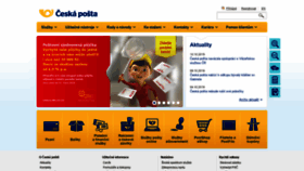 What Cpost.cz website looked like in 2019 (4 years ago)