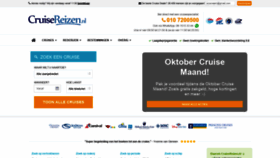 What Cruisereizen.nl website looked like in 2019 (4 years ago)