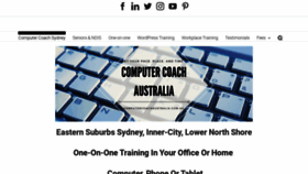 What Computercoachaustralia.com.au website looked like in 2019 (4 years ago)