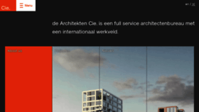 What Cie.nl website looked like in 2019 (6 years ago)