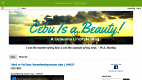 What Cebuisabeauty.com website looked like in 2019 (4 years ago)