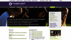 What Cgcc.edu website looked like in 2019 (4 years ago)