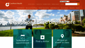 What Carepointhealth.org website looked like in 2019 (4 years ago)