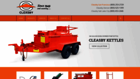 What Cleasby.com website looked like in 2019 (4 years ago)