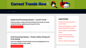 What Current-trends-now.com website looked like in 2019 (4 years ago)