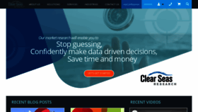 What Clearseasresearch.com website looked like in 2019 (4 years ago)