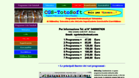 What Cgs-totosoft.it website looked like in 2019 (4 years ago)