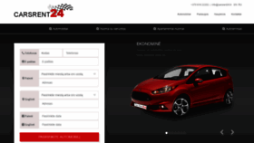 What Carsrent24.lt website looked like in 2019 (4 years ago)