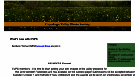What Cvps.org website looked like in 2019 (4 years ago)