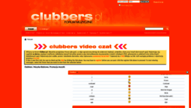 What Clubbers.pl website looked like in 2019 (4 years ago)
