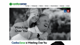 What Cardiacsense.com website looked like in 2019 (4 years ago)