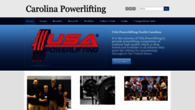 What Carolinapowerlifting.com website looked like in 2019 (4 years ago)