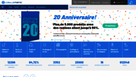 What Cablematic.fr website looked like in 2019 (4 years ago)