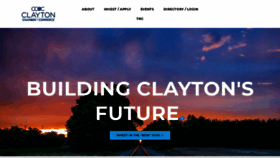 What Claytonchamber.com website looked like in 2019 (4 years ago)