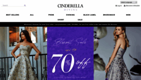 What Cinderelladivine.net website looked like in 2019 (4 years ago)