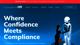 What Compliancehr.com website looked like in 2019 (4 years ago)
