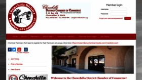 What Chowchillachamber.org website looked like in 2019 (4 years ago)