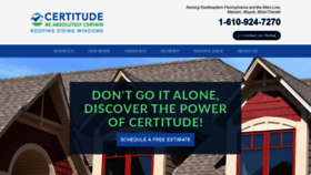What Certitudehi.com website looked like in 2019 (4 years ago)